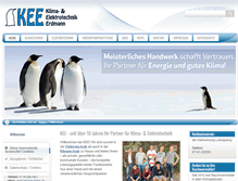 Tablet Screenshot of kee-klima.de